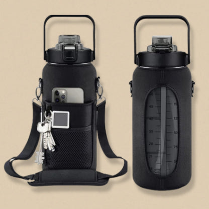 Garrafa de água com manga