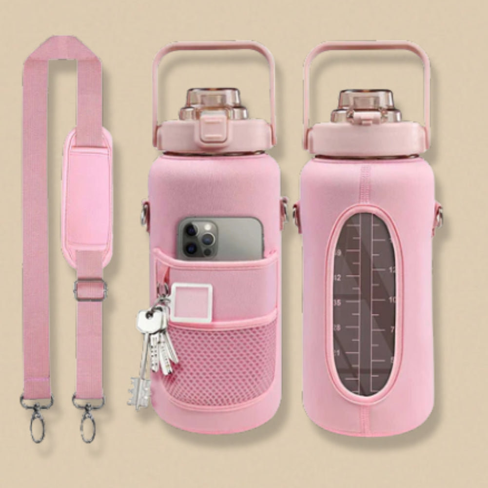 Garrafa de água com manga