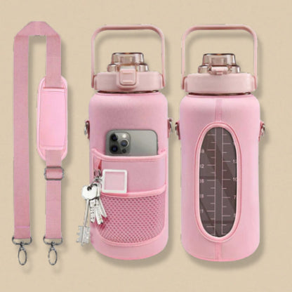 Garrafa de água com manga