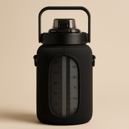 Garrafa de água com manga