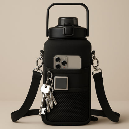 Garrafa de água com manga